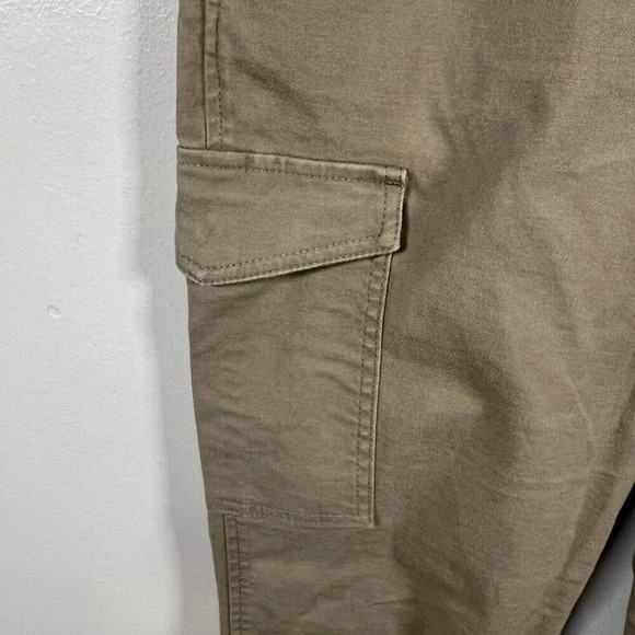 Madewell Classic Straight Cargo Pants Womens Size 28 Brown Chino Utility Minimal - Picture 5 of 12